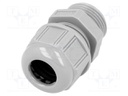 Cable gland; M20; IP68; Mat: polyamide; dark grey; UL94V-2