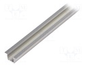 Profiles for LED modules; silver; 1m; LARKO; aluminium; anodized