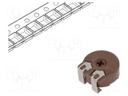 Potentiometer: mounting; single turn,horizontal; 100kΩ; 330mW