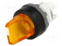 Switch: rotary; Stabl.pos: 1; 22mm; yellow; Illumin: MLB-1; IP66