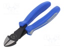 Pliers; side,cutting; two-component handle grips; 183mm