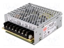 Power supply: switched-mode; modular; 53.6W; 5VDC; 99x97x36mm