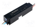 Power supply: switched-mode; LED; 9.6W; 8÷15VDC; 0.64A; 90÷264VAC