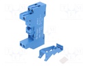 Socket; PIN: 8; 10A; 250VAC; Mounting: DIN; Leads: screw terminals