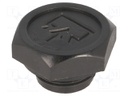 Fill plug; without side hole; Thread: M22; Overall len: 20mm