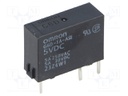 Relay: electromagnetic; SPST-NO; Ucoil: 5VDC; 5A/250VAC; 5A/30VDC