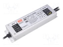 Power supply: switched-mode; LED; 198.8W; 71÷142VDC; 1400mA; IP67