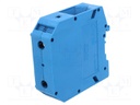 Splice terminal: rail; UKH; 95mm2; ways: 1; terminals: 2; blue; 1kV