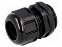 Cable gland; M32; IP68; Mat: polyamide; black; UL94V-2