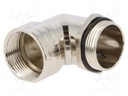 Cable gland; angular; PG21; IP55; Mat: zinc die-cast