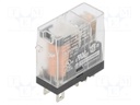 Power Relay, SPDT, 12 VDC, 10 A, Zelio RXG Series, Socket