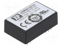 Isolated Board Mount DC/DC Converter, Medical, 2 Output, 6 W, 15 V, 200 mA, -15 V