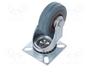 Transport wheel; Ø: 50mm; W: 17mm; H: 69mm; torsional; 35kg; -5÷40°C