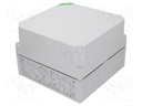 Enclosure: junction box; X: 300mm; Y: 300mm; Z: 209mm; polycarbonate