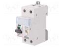 RCBO breaker; Inom: 40A; Ires: 30mA; Max surge current: 250A; 400V