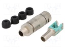 Plug; M12; PIN: 8; male; X code-ProfiNET; Series: preLink