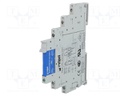 Relay: interface; SPST-NO; Ucoil: 230VDC; Ucoil: 230VAC; 1A