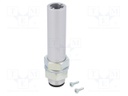 Signallers accessories: aluminium tube; aluminium; 100mm