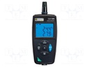 Thermo-hygrometer; LCD,with a backlit; -10÷60°C; 0.1°C; 3÷98%RH