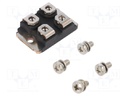 Module: diode; double independent; 400V; If: 2x60A; ISOTOP; screw