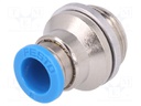 Push-in fitting; threaded,straight; G 3/8"; outside; -0.95÷6bar