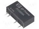 Isolated Board Mount DC/DC Converter, ITE, 1 Output, 1 W, 5 V, 200 mA