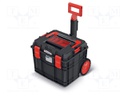 Toolbox; 450x380x388mm; polymer; C BLOCK ALU LOG; 25kg; on wheels