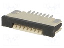 Connector: FFC (FPC); horizontal; PIN: 7; ZIF,top contacts; SMT