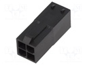 Connector: wire-board; Colour: black; plug; male; -40÷105°C; PIN: 4