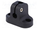 Mounting base; D: 10mm; S: 8mm; polyamide