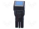 Switch: push-button; Stabl.pos: 2; 16mm; blue; Pos: 2; -25÷70°C