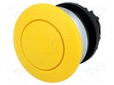 Switch: push-button; Stabl.pos: 2; 22mm; yellow; Illumin: none; IP67