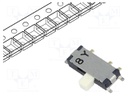 Switch: slide; Pos: 2; SPDT; 0.3A/4VDC; ON-ON; Mounting: SMT