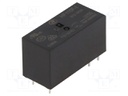 Relay: electromagnetic; SPST-NO; Ucoil: 12VDC; 16A/250VAC; 400mW