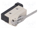 Limit switch; angled lever; SPDT; 10A; max.250VAC; IP67; -10÷80°C