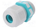 Cable gland; M20; IP68; Mat: polyamide; grey; UL94V-2