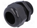 Cable gland; with long thread; M32; IP68; Mat: polyamide; black