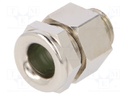 Cable gland; M10; IP68; Mat: brass; Body plating: nickel