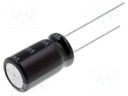 Capacitor: electrolytic; THT; 470uF; 35VDC; Ø10x16mm; Pitch: 5mm