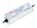 Power supply: switched-mode; LED; 96.12W; 54VDC; 1.78A; 180÷295VAC