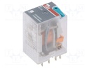 Relay: electromagnetic; 4PDT; Ucoil: 220VDC; 6A; max.250VAC