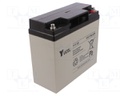 Re-battery: acid-lead; 12V; 17Ah; AGM; 181x77x167mm; Series: YUCEL