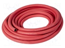 Hose; 20bar; EPDM; 13mm; red; -30÷140°C; Medium: air,water