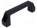 Handle; Mat: technopolymer (PA); black; H: 45mm; L: 150mm; W: 27mm