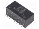 Isolated Board Mount DC/DC Converter, Regulated, ITE, 1 Output, 3 W, 12 V, 250 mA