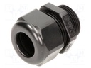 Gland; M25; IP68; 13÷18mm; Mat: thermoplastic; black