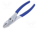 Pliers; for gripping and bending,universal; PVC coated handles