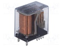 Relay: electromagnetic; 4PDT; Ucoil: 20VDC; 2A; miniature; 550Ω