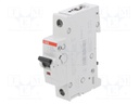 Circuit breaker; 230/400VAC; 0.5A; Poles: 1; DIN; Charact: K; IP20