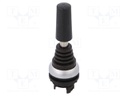 Switch: joystick; Stabl.pos: 1; 22mm; black; Illumin: none; IP66